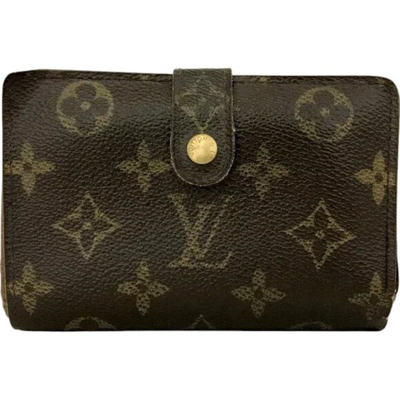 535141AX (X1) Louis Vuitton Wallet Porte Monnaie Brown Monogram
